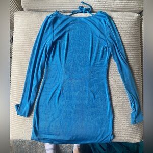 Princess Polly Blue Backless Dress